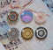 Handmade Round Photo Glass Cabochon Pattern-1043