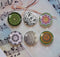 Handmade Round Photo Glass Cabochon Pattern-1047