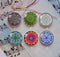 Handmade Round Photo Glass Cabochon Pattern 1054