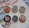 Handmade Round Photo Glass Cabochon Pattern 1067