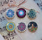 Handmade Round Photo Glass Cabochon Pattern 1073