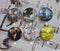 Handmade Round Photo Glass Cabochon Flower elf 1088