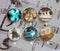Handmade Round Photo Glass Cabochon Flower elf 1089