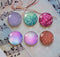 Handmade Round Photo Glass Cabochon Glitter 1116
