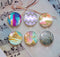 Handmade Round Photo Glass Cabochon 1135