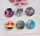 Handmade Round Photo Glass Cabochon 1515