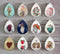 Handmade Teardrop Photo Glass Cabochons heart A611