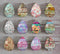 Handmade Teardrop Photo Glass Cabochons Wood grain A620