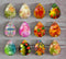 Handmade Teardrop Photo Glass Cabochons Plant leaves A683