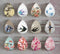 Handmade Teardrop Photo Glass Cabochons Animal swallow A687