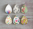 Handmade Teardrop Photo Glass Cabochons Plant flower A333