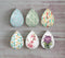 Handmade Teardrop Photo Glass Cabochons Plant flower A335