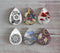 Handmade Teardrop Photo Glass Cabochons Plant flower A395