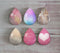 Handmade Teardrop Photo Glass Cabochons Geometry Glitter A417