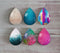 Handmade Teardrop Photo Glass Cabochons Geometry Glitter A430