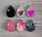 Handmade Teardrop Photo Glass Cabochons Geometry Glitter A434