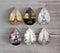 Handmade Teardrop Photo Glass Cabochons Iron tower A474