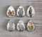 Handmade Teardrop Photo Glass Cabochons animal eagle A491