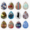 Handmade Teardrop Photo Glass Cabochons 4