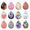 Handmade Teardrop Photo Glass Cabochons 40