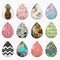 Handmade Teardrop Photo Glass Cabochons 42