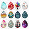 Handmade Teardrop Photo Glass Cabochons 43
