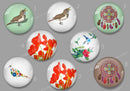 Handmade Round Photo Glass Cabachon 522