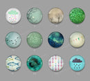 Handmade Round Photo Glass Cabachon 581