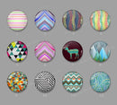 Handmade Round Photo Glass Cabachon 612