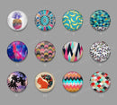 Handmade Round Photo Glass cabachon 679