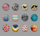 Handmade Round Photo Glass cabachon 687