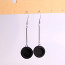 10pcs Stainless Steel wood 12mm Earrings Blanks,wood Earrings Base Settings