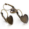 20pcs 12mm / 15mm French Earwires Hook With Heart Pad Brass Earring Bezel Setting Earring Blanks Earrings Base