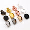 20pcs Brass Clip on Earring Bronze/ Silver/ Gold/ Rose Gold Plated 10mm-18mm Round Bezel Cup