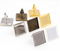 20pcs square Brass 12mm Earrings Blanks,Earrings Settings Base,Earrings trays