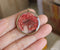 1pcs pieces pressed flower jewelry, pressed flower pendant necklace, Real dried flower jewelry wholesale