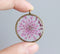 1pcs Handmade Pressed flower jewelry, pressed flower pendant necklace, Real dried flower jewelry wholesale