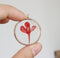 1pcs Handmade pressed flower pendant necklace, Real dried flower jewelry