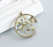1pcs Handmade Gypsophila Pressed flower jewelry, pressed flower pendant necklace, Real dried flower jewelry wholesale