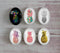 Handmade oval Photo Glass Cabochons pineapple A305