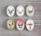 Handmade oval Photo Glass Cabochons Deer head A307