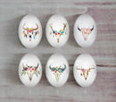 Handmade oval Photo Glass Cabochons Deer head A308