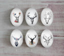 Handmade oval Photo Glass Cabochons Deer head A309