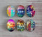Handmade oval Photo Glass Cabochons A318