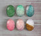 Handmade oval Photo Glass Cabochons Glitter A323