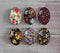 Handmade oval Photo Glass Cabochons plant flower A331