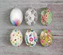 Handmade oval Photo Glass Cabochons plant flower A333