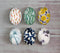 Handmade oval Photo Glass Cabochons plant flower A337