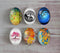 Handmade oval Photo Glass Cabochons tree A351