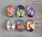 Handmade oval Photo Glass Cabochons tree A353